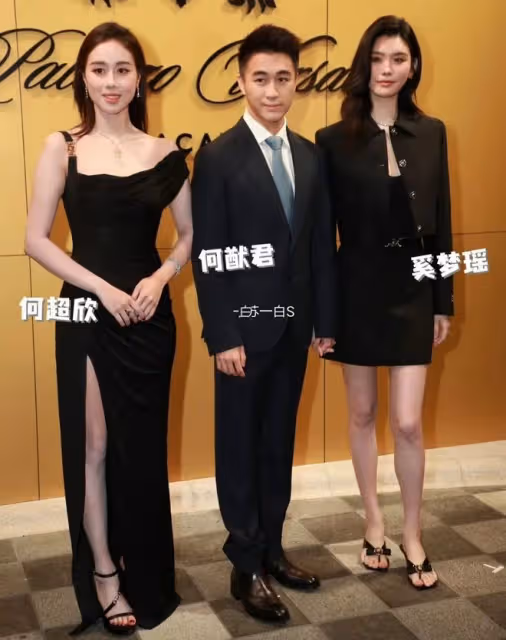 賭王霍家兩大豪門齊聚，霍啟山何超欣同場無交流，一張合照也沒有