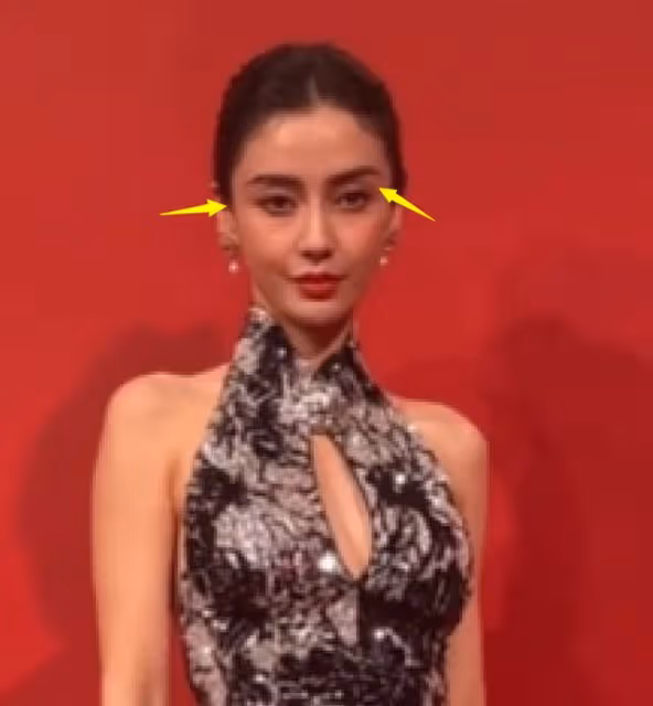 Angelababy上海看秀咖位直降,和00花同框被冷落,生圖顏值下跌!