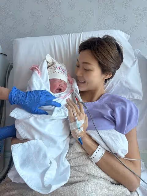 恭喜！TVB男星太太二胎剖腹生女：聽到女兒哭聲時感動到哭了