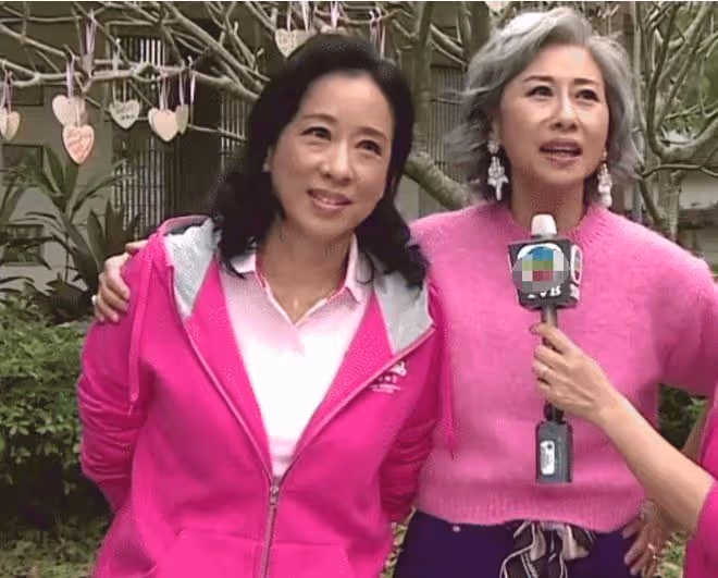 65歲朱玲玲和62歲葉倩文同框，我見到了大美人優雅老去的魅力
