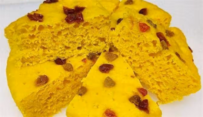 這才是南瓜發糕正確的做法,不塌陷,不發粘,鬆軟又香甜