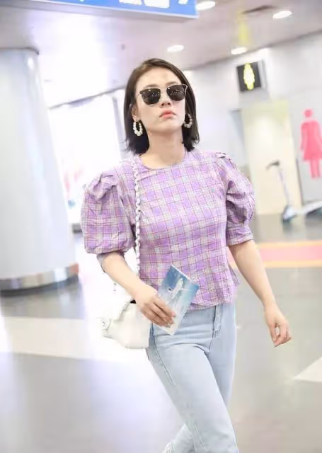 聰明女人在夏天,都喜歡穿「紫薯色」服飾,清新減齡襯膚色