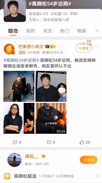 高曉松瘦身成功引熱議，這是要從「油膩大叔」晉升「酷大叔」了？