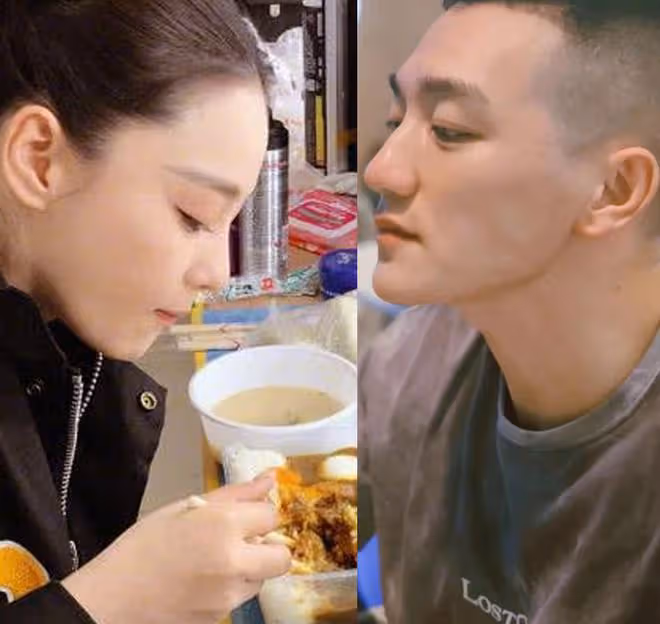 張馨予何捷街頭被偶遇，36歲何捷打扮時尚，住廣州15萬一平富人區