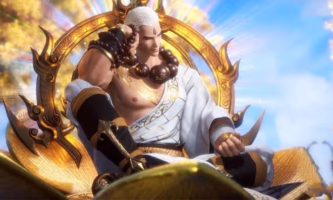 《烈焰》神族六大聖王,白蓮聖王最弱?天武被刪,白菜成天使聖王