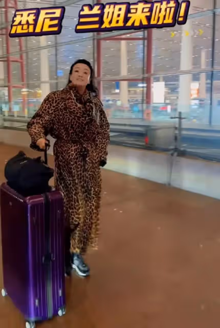 張蘭凌晨1點多飛往雪梨!與澳洲品牌方合作,要去做大做強事業了