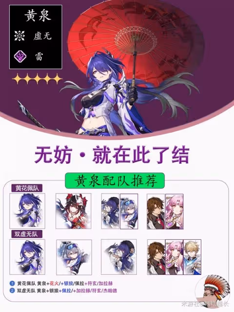 《崩壞：星穹鐵道》2.1黃泉隊伍搭配推薦