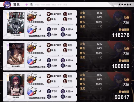 【崩壞：星穹鐵道】v2.1攻略 | 全角色參考面板 | 更新 黃泉、加拉赫