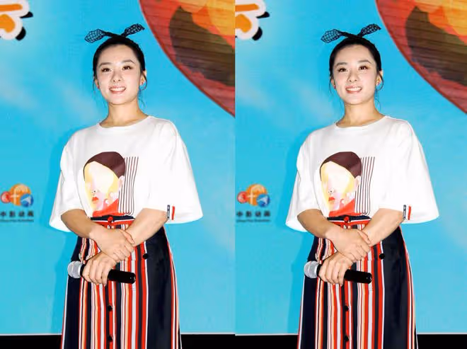 「體操皇后」劉璇轉型拍戲，也依舊少女感滿滿，蝴蝶結造型太減齡