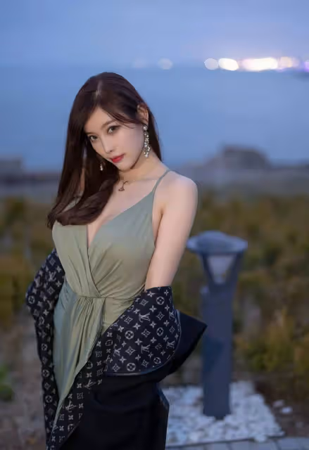 綠色弔帶連衣裙，讓你成為全場焦點，秒變御姐女神！