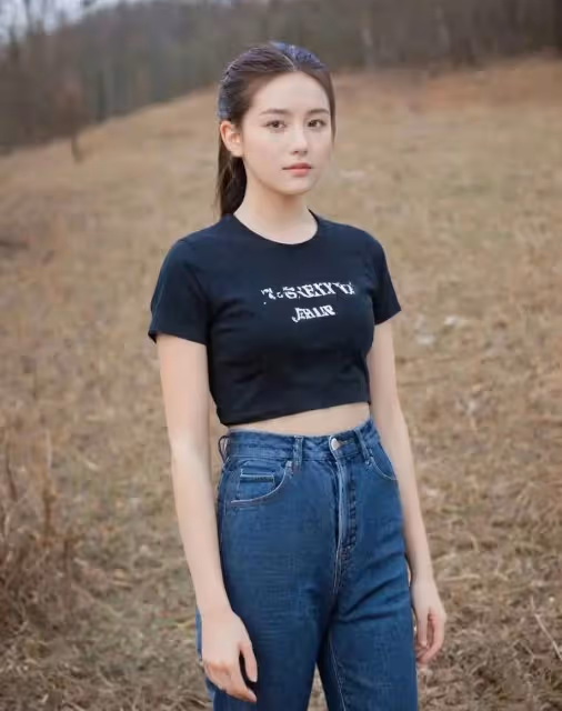 有沒有人喜歡這種清純的牛仔穿搭風格呢