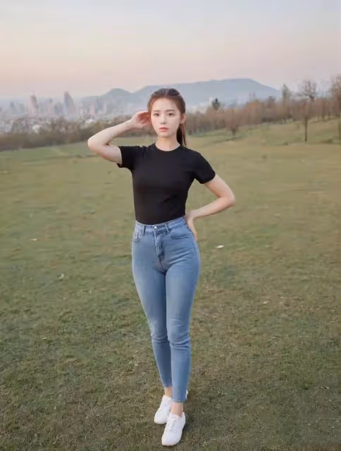 有沒有人喜歡這種清純的牛仔穿搭風格呢