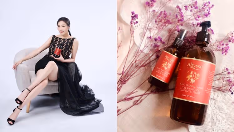 只有Abysse能出動陳思璇！　美腿名模獨門精油泡澡術大公開