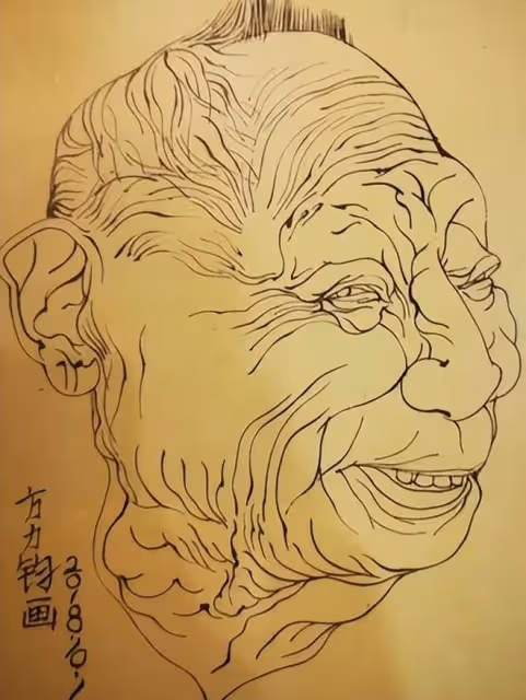 「水稻之父」袁隆平:被醜化禿頭加小辮子,畫家本人辯稱這是藝術