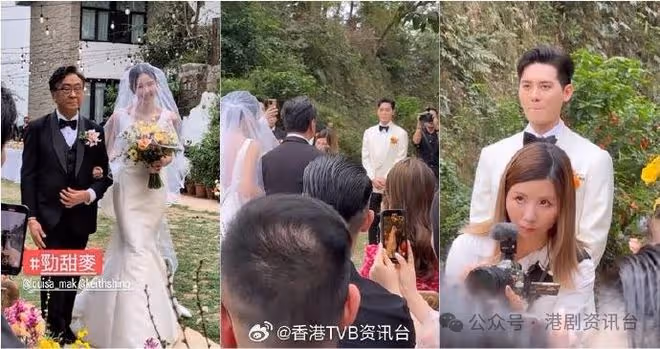 TVB港姐出席麥明詩盛勁為婚禮!網民紛紛講恭喜有喜