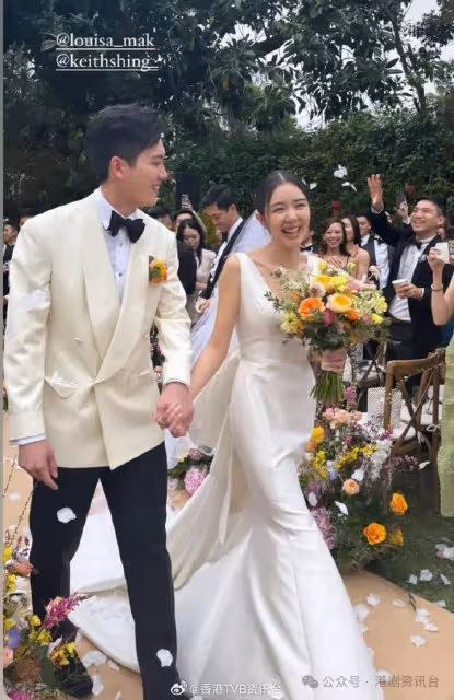 TVB港姐出席麥明詩盛勁為婚禮!網民紛紛講恭喜有喜