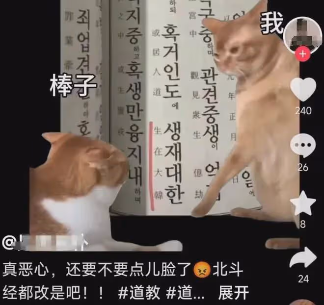 離譜!韓國偷文化偷到《北斗經》,把生在中華改成生在大韓民國