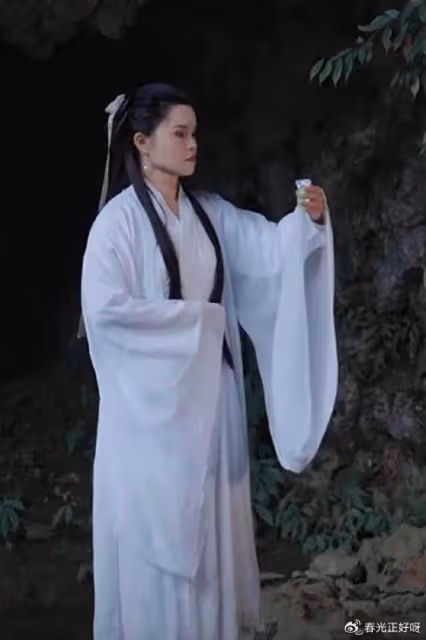 女子自認酷似李若彤,多年堅持拍小龍女,網友都說丑卻沒人說不像