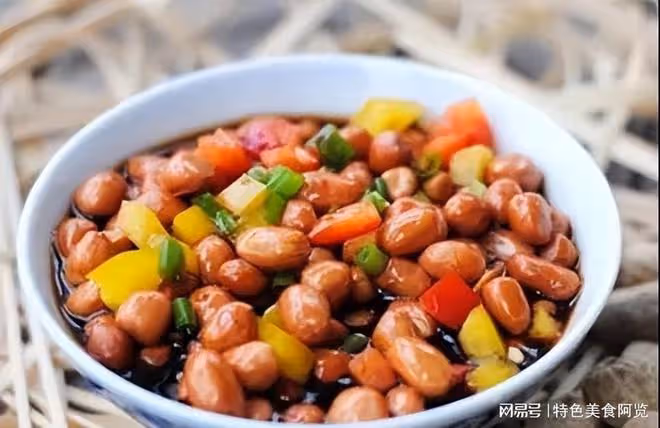 醋泡花生米,美味小吃,健康生活的選擇