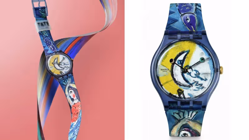 SWATCH攜Tate Gallery推藝術聯名錶　大師畫作直接戴在手上