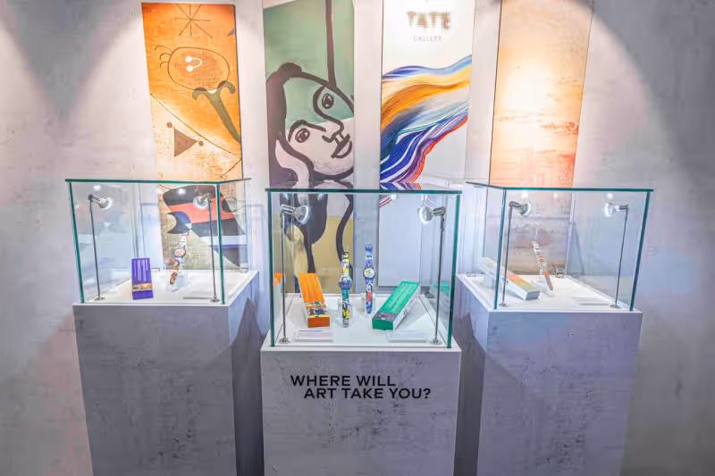 SWATCH攜Tate Gallery推藝術聯名錶　大師畫作直接戴在手上