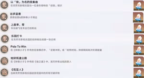 《崩壞:星穹鐵道》影視樂園成就解鎖攻略
