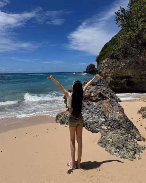 小S二女兒真實身材曝光，沒修圖的腿獲得好評，和普通女孩沒區別