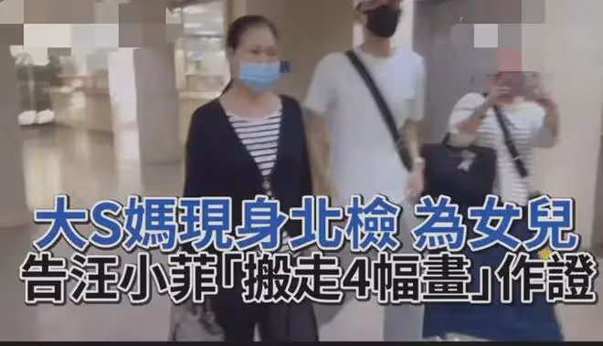 大S怒了！因為4幅畫，二次告汪小菲，S媽現身法庭曝離婚協議真相
