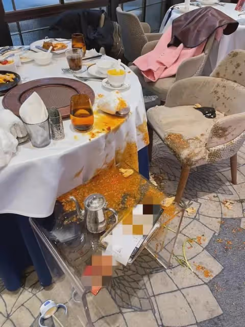 突發！杜淳老婆左半身被燙傷，已緊急送醫，現場曝光，一片狼藉！