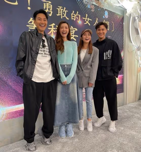 又一TVB新劇煞科！TVB女星帶老公和兒子出席，直呼已沒戀愛感覺