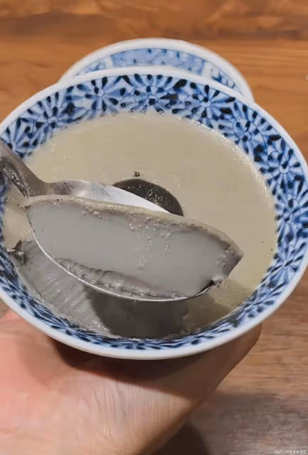 鎖死這個配方~黑芝麻奶凍,細膩又順滑!巨好吃!