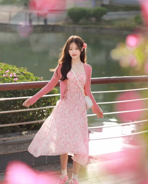 OOTD|春日碎花裙