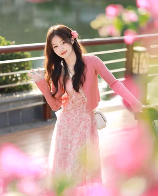 OOTD|春日碎花裙