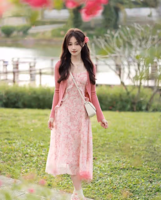 OOTD|春日碎花裙