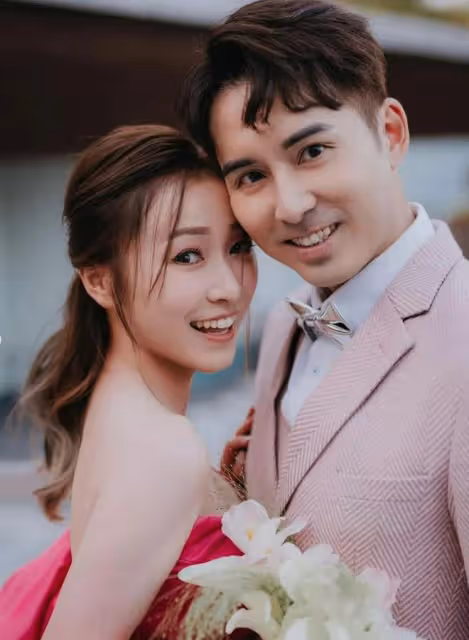 TVB女星再曬性感婚照,周末與男友結婚,星級姐妹團率先爆光