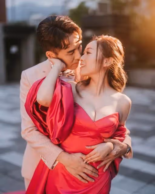 TVB女星再曬性感婚照,周末與男友結婚,星級姐妹團率先爆光