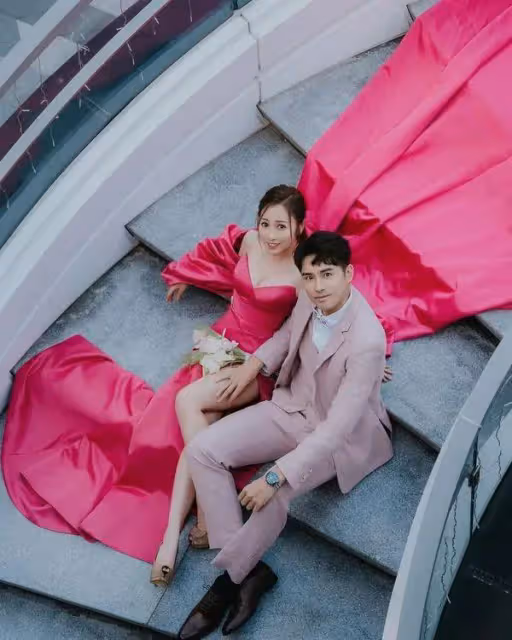 TVB女星再曬性感婚照,周末與男友結婚,星級姐妹團率先爆光