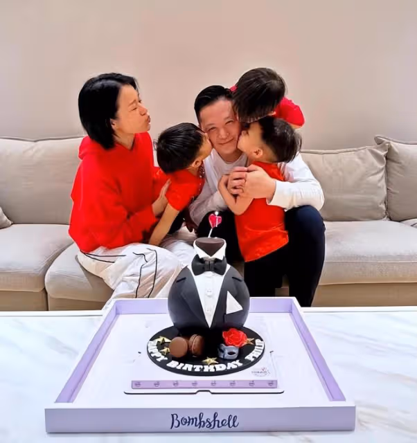胡杏兒慶小兒子滿3歲，蜘蛛俠派對熱鬧隆重，一家五口同框超幸福