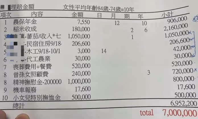 阿嬤違規衝出！駕駛來不及剎車「阿嬤最後走了」…他下跪道歉「遭索賠1096萬」