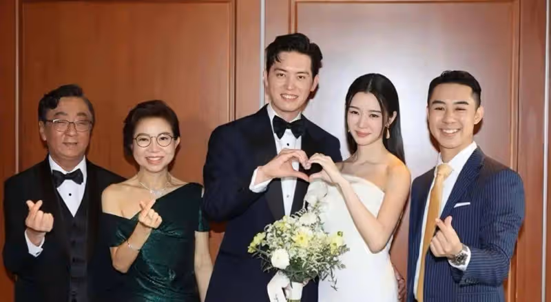 恭喜!連辦四場婚禮!TVB前知名女星結婚,飛機師老公喝酒喝到當場嘔吐