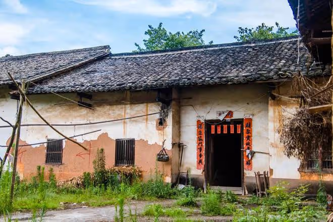 99年父母建房時和大伯鬧掰，如今看到兩家荒廢成鬼宅，卻後悔哭了