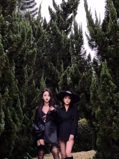 性感身材搭配黑絲高跟,YYDS!