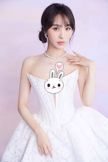 李菲兒雙丸子頭造型"裝可愛",看臉感覺太御姐,但勝在氣質好