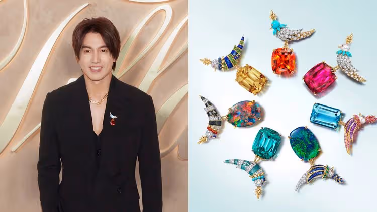 言承旭戴過的Tiffany彩虹時尚鳥胸針　「黑歐泊」新作登場超奪目