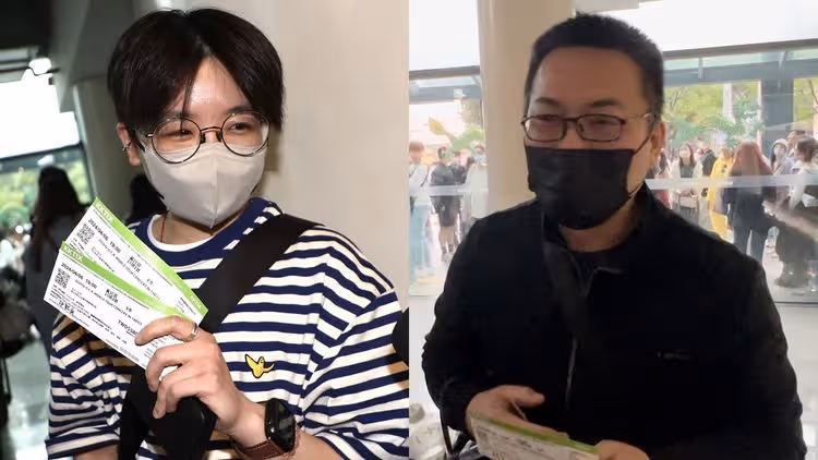 全台最幸運！不畏地震排4天搶IU釋票頭香　大叔粉入手最後門票嗨喊「中樂透」