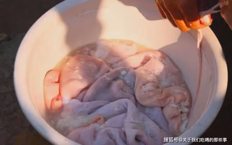 洗豬肚,加鹽就錯了!多加這3樣,5分鐘搞定,豬肚不腥不臊特乾淨