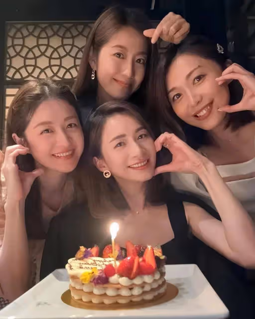 陳自瑤與闊太閨密賀沈卓盈42歲生日!網友直呼三人似親姊妹!