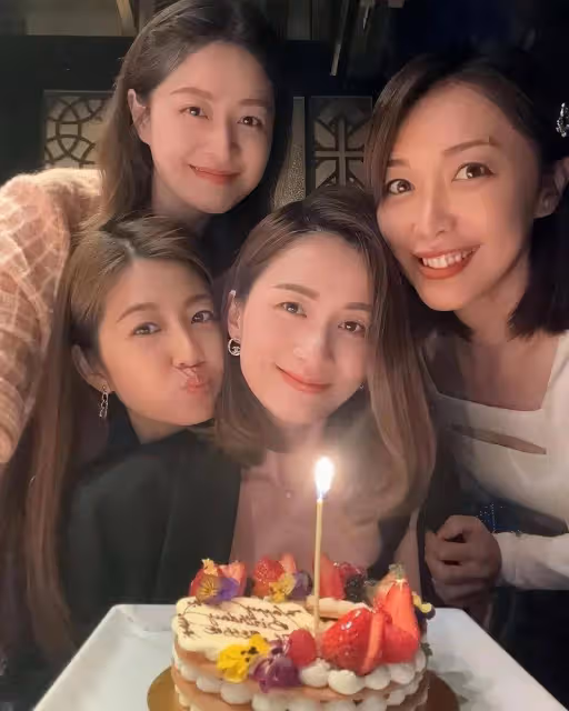 陳自瑤與闊太閨密賀沈卓盈42歲生日!網友直呼三人似親姊妹!