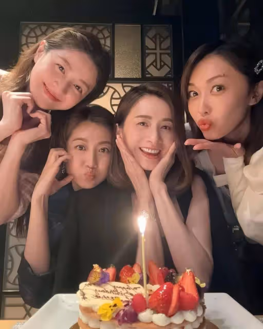 陳自瑤與闊太閨密賀沈卓盈42歲生日!網友直呼三人似親姊妹!