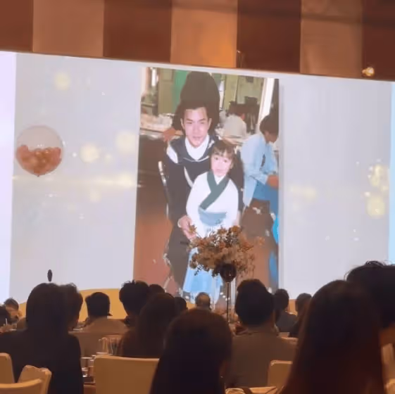 TVB前女星婚禮現場大曬與多位天王巨星合照!豪氣喝半瓶紅酒!